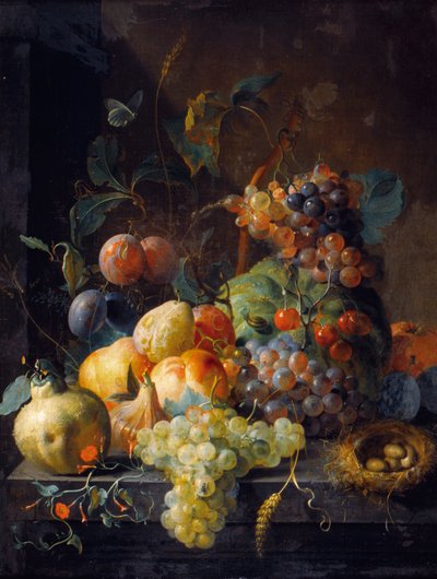 Still Life with Fruit by Coenraet Roepel